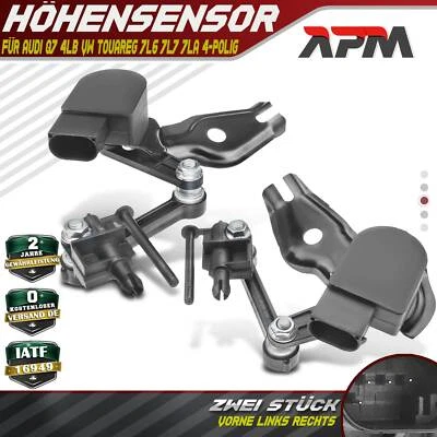 2x Höhensensor Niveauregulierung Vorne L+R für Audi Q7 4LB VW Touareg 7L6 7L7 - Bild 1 von 4