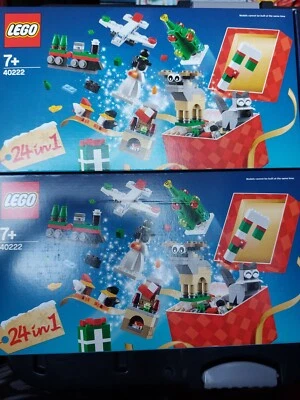 2 Sets Of LEGO Seasonal: Christmas Build-Up (40253) 24 In 1 Advent Calendar - Image 1 of 2
