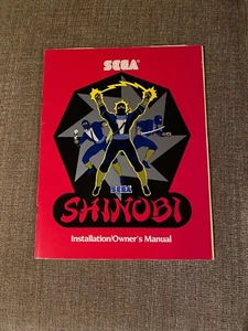 Shinobi video arcade game Installation/Owners Manual, Sega 1987 - Picture 1 of 1