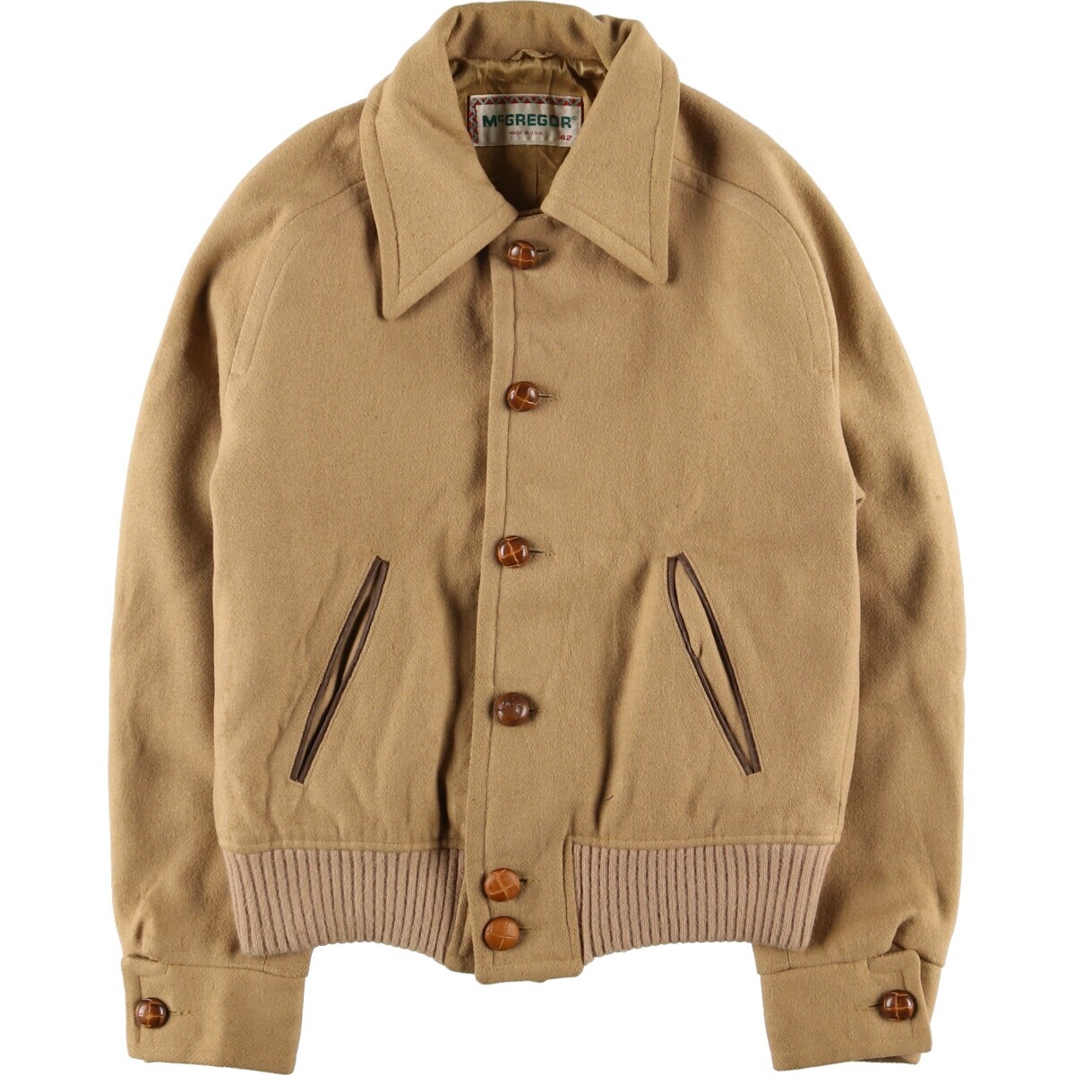 や*や様 80s McGREGOR short wool bomber jack や*や様 80s McGREGOR short wool bomber jack - メルカリ