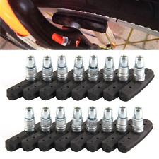 BAYLI V-Brake 8 Stück Fahrrad Bremsen Set für Shimano, 4 Paar Bremsschuhe  schwarz, V-Bremse 70mm V-Brake symmetrisch
