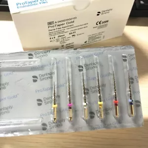 Dental Endo Root Canal Rotary Files ProTaper Gold SX-F3 Assorted 21mm/25mm/31mm - Picture 1 of 2