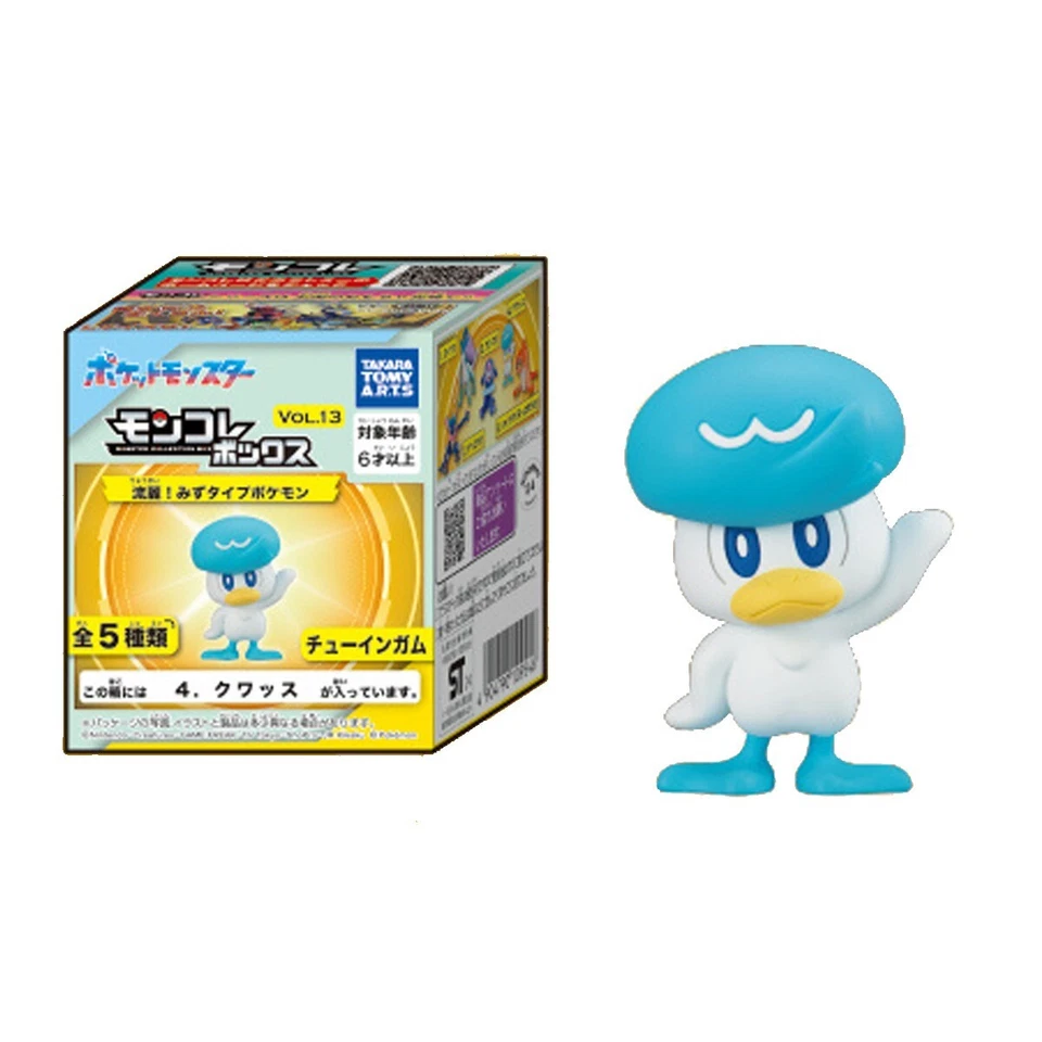 Pokemon Scarlet Violet Moncolle Vol.13 Quaxly Takara Tomy Toy Collectible Figure - Image 1 of 1