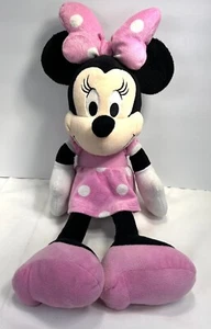 Disney Plüsch Minnie Mouse 19 Zoll rosa gepunktetes Kleid Stofftier Spielzeug - Bild 1 von 4