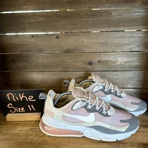 Nike Air Max 270 React Damen-Sportlaufschuhe pink elfenbeinfarben Turnschuhe Größe 11 - Bild 1 von 6