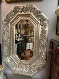 Ornate Silver Mirror 25 x 37h - Picture 1 of 2
