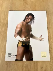 ARCHIVO DE FOTOS DE LUCHA LIBRE 8X10 CON LICENCIA OFICIAL WWE CM PUNK WWF ECW PROMOCIÓN AEW - Imagen 1 de 4