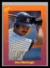 1989 Classic Travel #106 Don Mattingly NM/MINT+