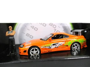 RC2 JOYRIDE - FAST AND FURIOUS TOYOTA SUPRA / DOM TORETTO FIGURE - 1/24 DIECAST - Picture 1 of 15