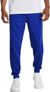 Under Armour Fleece Mens Training Joggers Blue Pockets Breathable Sweatpants Gym - Picture 1 of 4