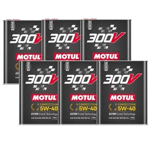 Motul 300V Competition 5W40 12L Synthetic Ester Racing Engine Motor Oil (6 x 2L) - Picture 1 of 1