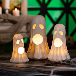 Light-Up Halloween Ghosts Tabletop Decoration - Picture 1 of 2
