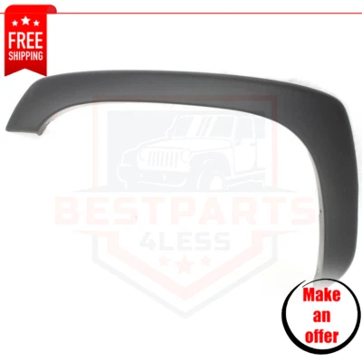 New Front Fender Flares plastic left side for 2000-2006 Chevrolet Tahoe LS, LT - Image 1 of 4