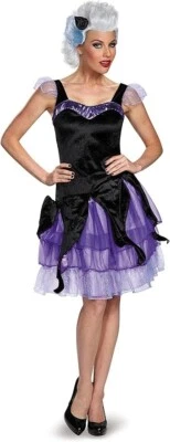 NEW Disguise Disney Villains Ursula Deluxe Adult Costume Size L 12-14 w/ Gloves! - Image 1 of 4