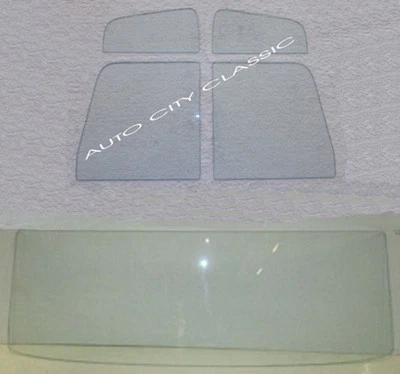 1956 Ford Pickup F100 Glass Vent Door Rear Back Set Clear - Image 1 of 3