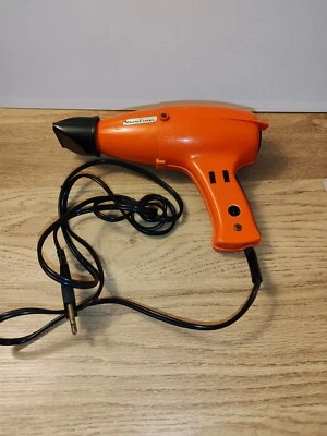 MOULINEX - ANCIEN SECHE CHEVEUX vintage orange Fonctionnel A Saisir  - Photo 1/4