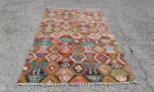 Vintage Turkish Kilim Rug, Area Rugs, Rugs for living room, large rugs, 5.3x9.9 - Picture 1 of 10
