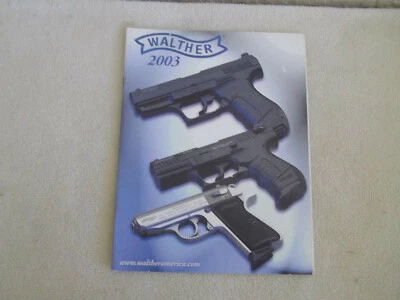 2003 WALTHER Gun Catalog - Image 1 of 4