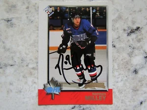 Sudbury Wolves Norman Milley Firmado Autografiado 1998 Bowman CHL Draft Novato - Imagen 1 de 1