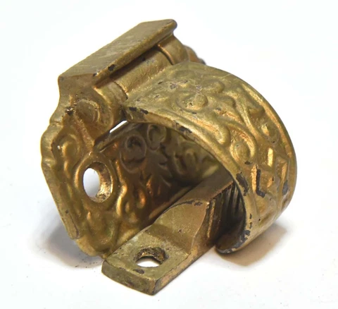 VINTAGE EASTLAKE STYLE WINDOWS SASH VERTICAL LOCK CAST IRON BRASS FINISH Cover