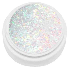 5 ml extrem Diamant Glitter Gel weiß irisierend Top! - Bild 1 von 1