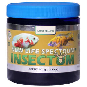 New Life Spectrum Insectum Large Pellet 300g Natural Color Enhancing Fish Food