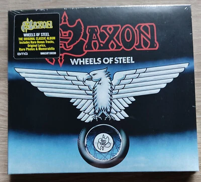 SAXON - Wheels Of Steel / CD, Bonus Tracks, Rare Photos, Memorabilia / NEU & OVP - Bild 1 von 2