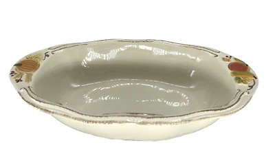 "Cuenco ovalado para servir PFALTZGRAFF PLYMOUTH 11"" calabaza fruta otoño acción de gracias" Foto 1 de 4