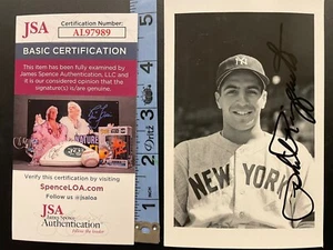 Phil Rizzuto Signed Photo Autograph New York Yankees Baseball Hall of Fame JSA - Picture 1 of 4