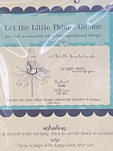 Unity Stamp Co Let the Little Things Gnome Jeanie Hays Set Rubber - Picture 1 of 4