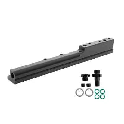 AEM 25-103BK High Volume Black Fuel Rail Fits Honda B16A2 and B16A3 — 第 1/4 张图片