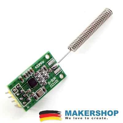 CC1101 433Mhz Wireless CUL Funk Modul USB FHEM Transceiver Arduino Raspberry Pi - Bild 1 von 3
