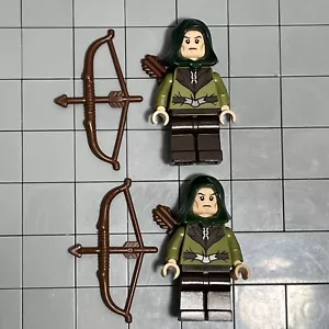 Lego Mirkwood Elf Guard with Hood 30212 The Hobbit Minifigure Lot Of 2 A8 12 - Picture 1 of 3