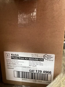 Kodak Photo Print Kit 8800 8810S 8x10 Thermal Paper & Ribbon 300 prints 1294966 - Afbeelding 1 van 4