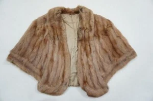 VINTAGE STEIN & THOMAS NERZ STOLA/CAPE/CAPELET/SCHAL STARKER ALTER DUFT - Bild 1 von 7