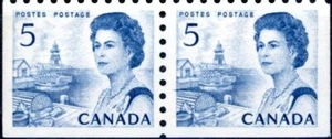 Canada Stamp #458DI - PAIR - Canada Stamp - 458c (1968) (1968) 2X 5C - Picture 1 of 1
