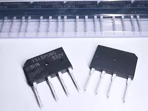 5 Stück TS15P06G Taiwan Halb Einphasen Brückengleichrichter 800V 15A Diode TS-6P - Bild 1 von 2