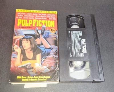 Pulp Fiction (VHS, 1996, Special Collector's Edition) John Travolta Tarantino - Image 1 of 4