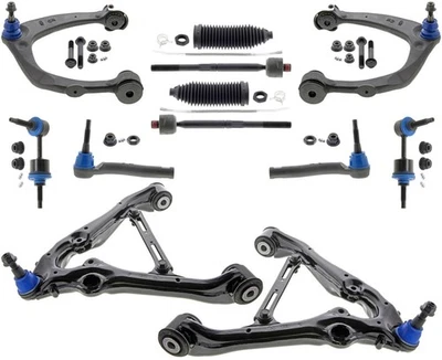 Upper & Lower Control Arms Ball Joint Tie Rods & Links Fits Silverado 1500 19-25 - Image 1 of 4