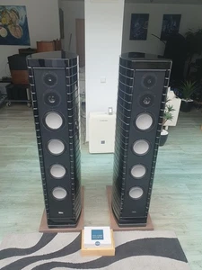 Gauder Akustik Berlina RC9 / Ausführung schwarz-silber / OVP / Top Zustand - Bild 1 von 15