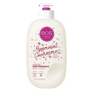 NEW EOS Limited Edition Holiday Christmas Peppermint Cashmere Body Lotion 16 oz - Picture 1 of 3