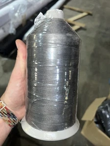 Medium Flint Grey Color Nylon Thread 32 Oz Made in USA by A&E T135 Bonded Nylon - Picture 1 of 3