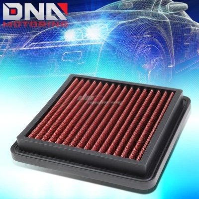 FOR 09-13 HONDA FIT 1.5L RED REPLACEMENT RACING DROP IN AIR FILTER PANEL - Image 1 of 4