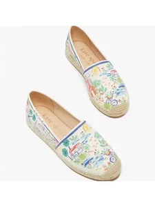 KATE SPADE NEW YORK Womens Ivory Coastal Vacation Slip On Espadrille Shoes 11 B - Picture 1 of 6