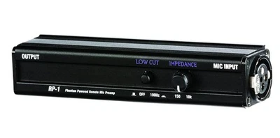 RP-1 Single Channel Phantom Powered Microphone Preamp, Black (RP1) - Image 1 of 4