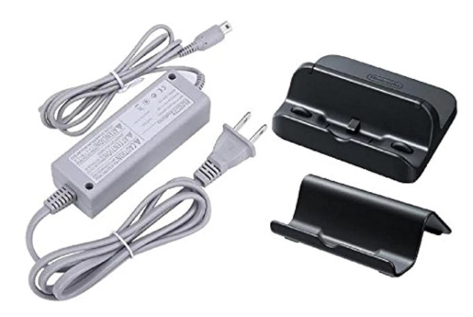 Set Of 3 Power AC Charger Adapter For Nintendo Wii U Game Pad With Black - Image 1 of 3