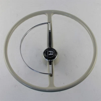 Steering Wheel w/ Horn Button Ring For VW Volkswagen Beetle 55-65  - Image 1 of 4