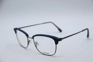 NEW FLEXON E1088 412 BLUE GUNMETAL AUTHENTIC FRAMES EYEGLASSES 53-18 - Picture 1 of 4