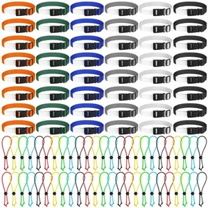 49 Pcs Laundry Strap Sock Clips Set Includes Laundry Strap with Buckle and So... - Picture 1 of 8