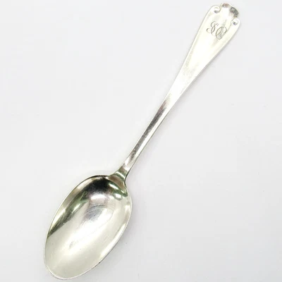 CUCHARA FLAMENCA DE PLATA ESTERLINA TIFFANY & CO 7"" CON MONOGRAMA J.O.C .925 Foto 1 de 4